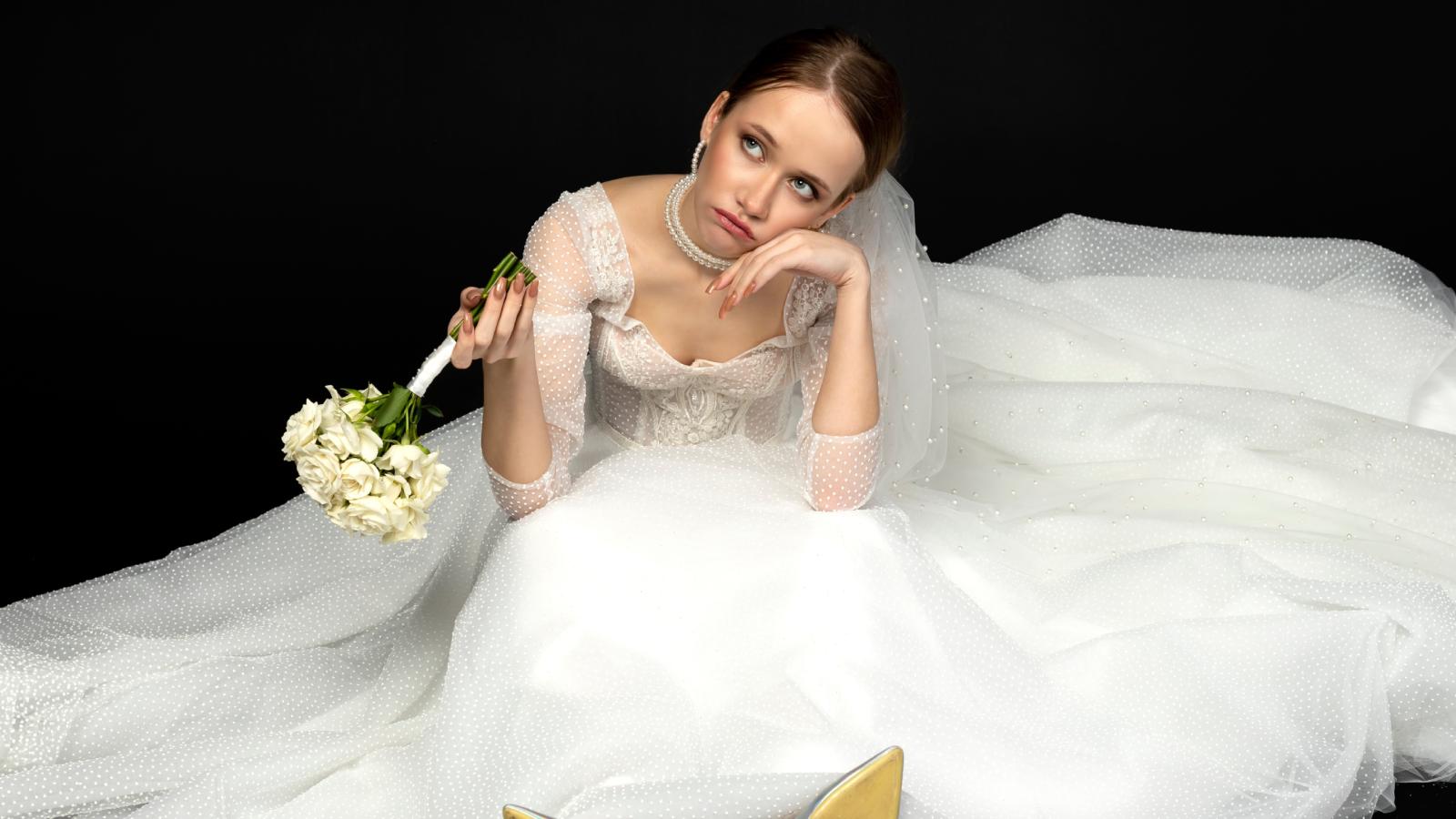 bride in a wedding dress