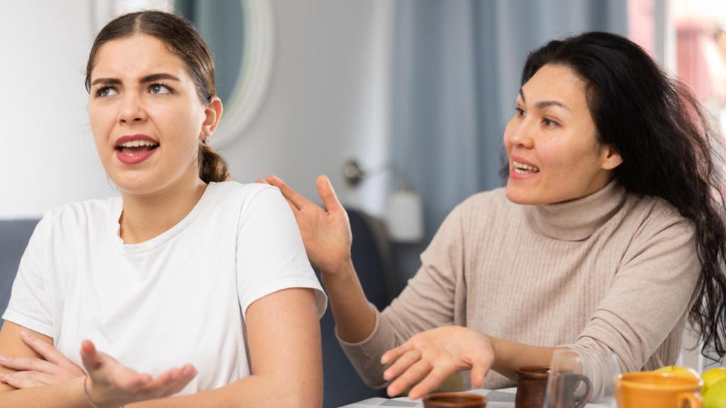 two women having an argument