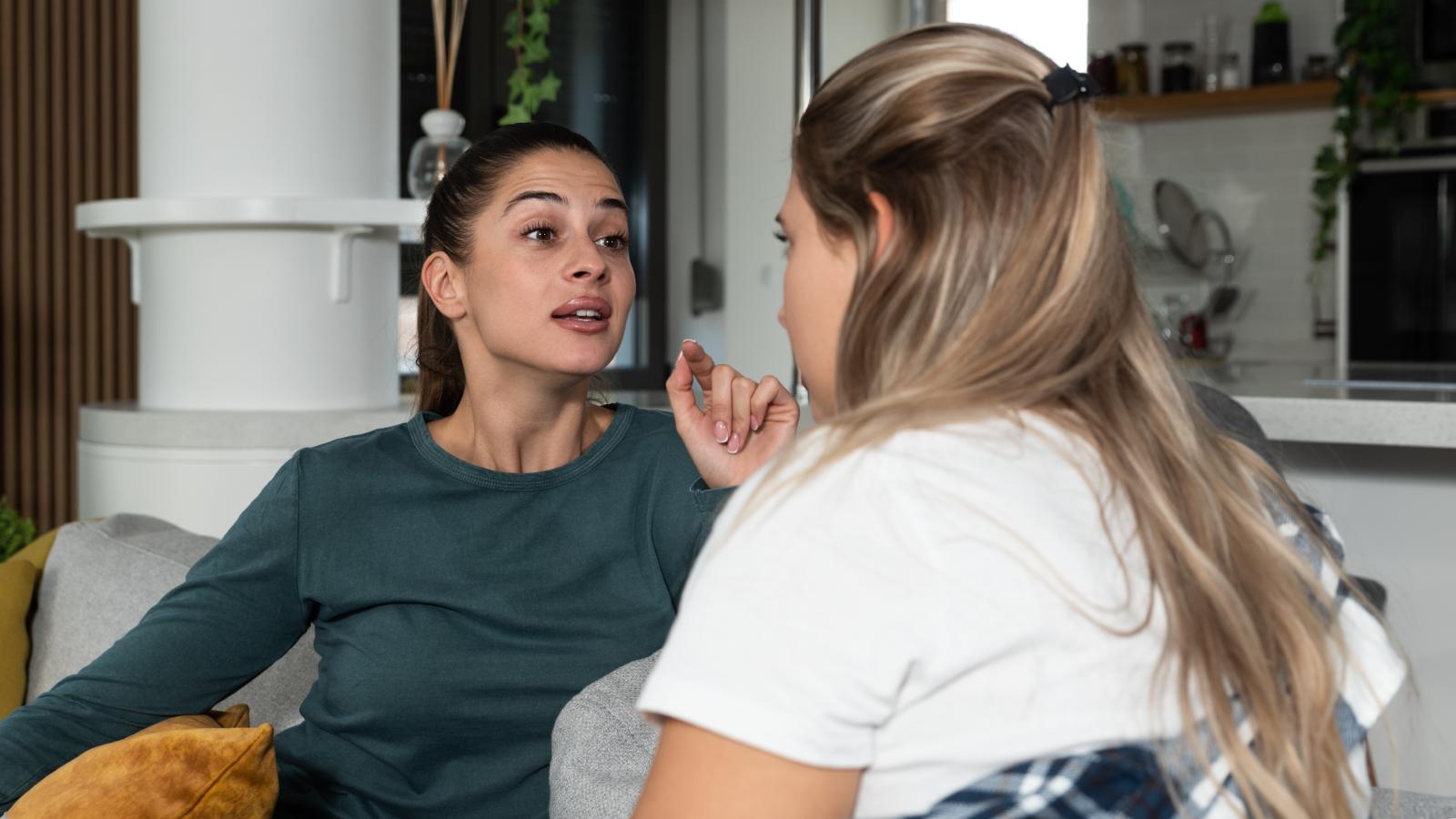 two women having an argument