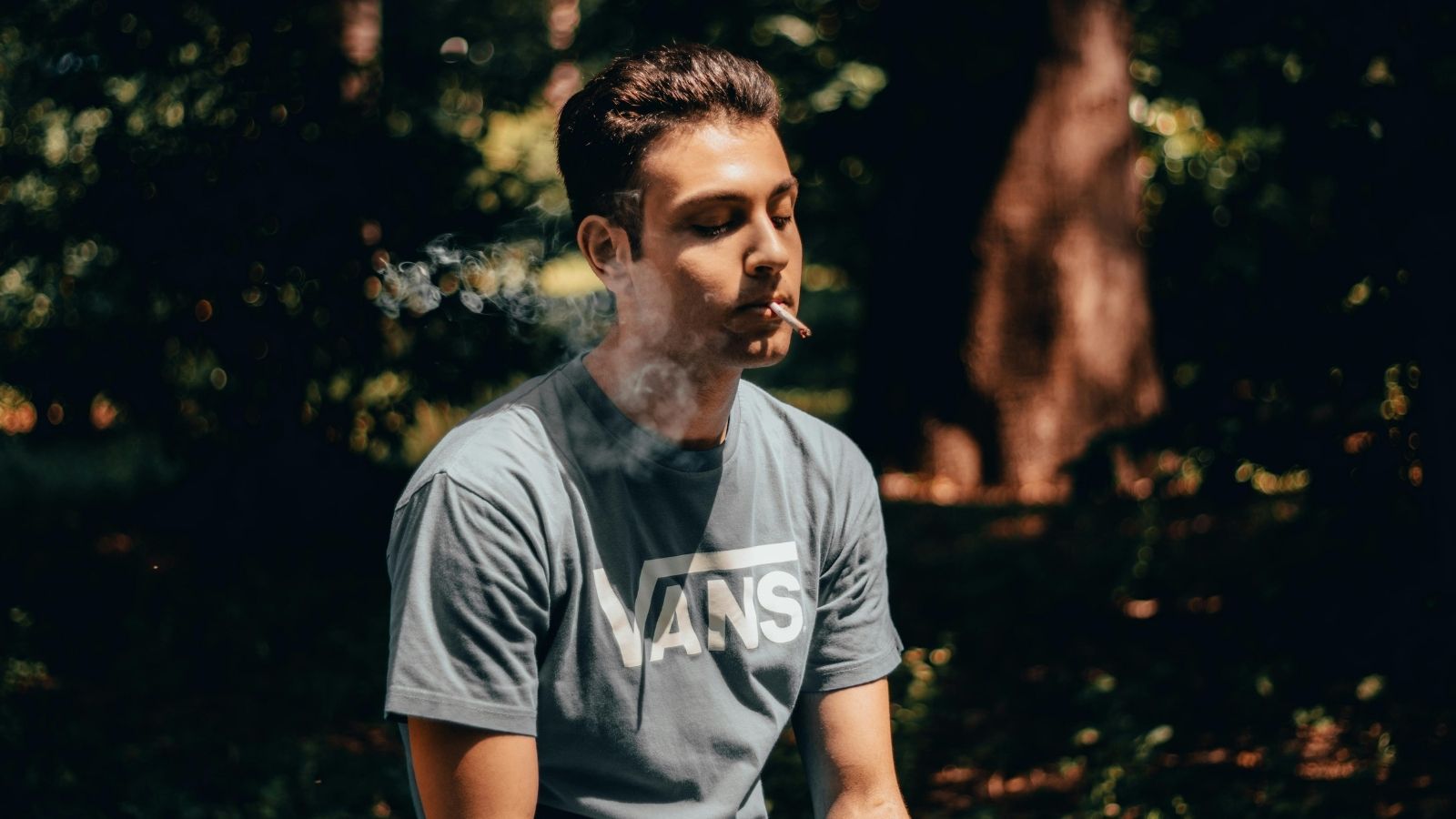 When His Neighbor Was Smoking, The Smoke Was Getting Into His Kids Room, So He Pounded On His Door Late At Night To Demand He Stop, But Wonders If He Handled It Poorly man smoking