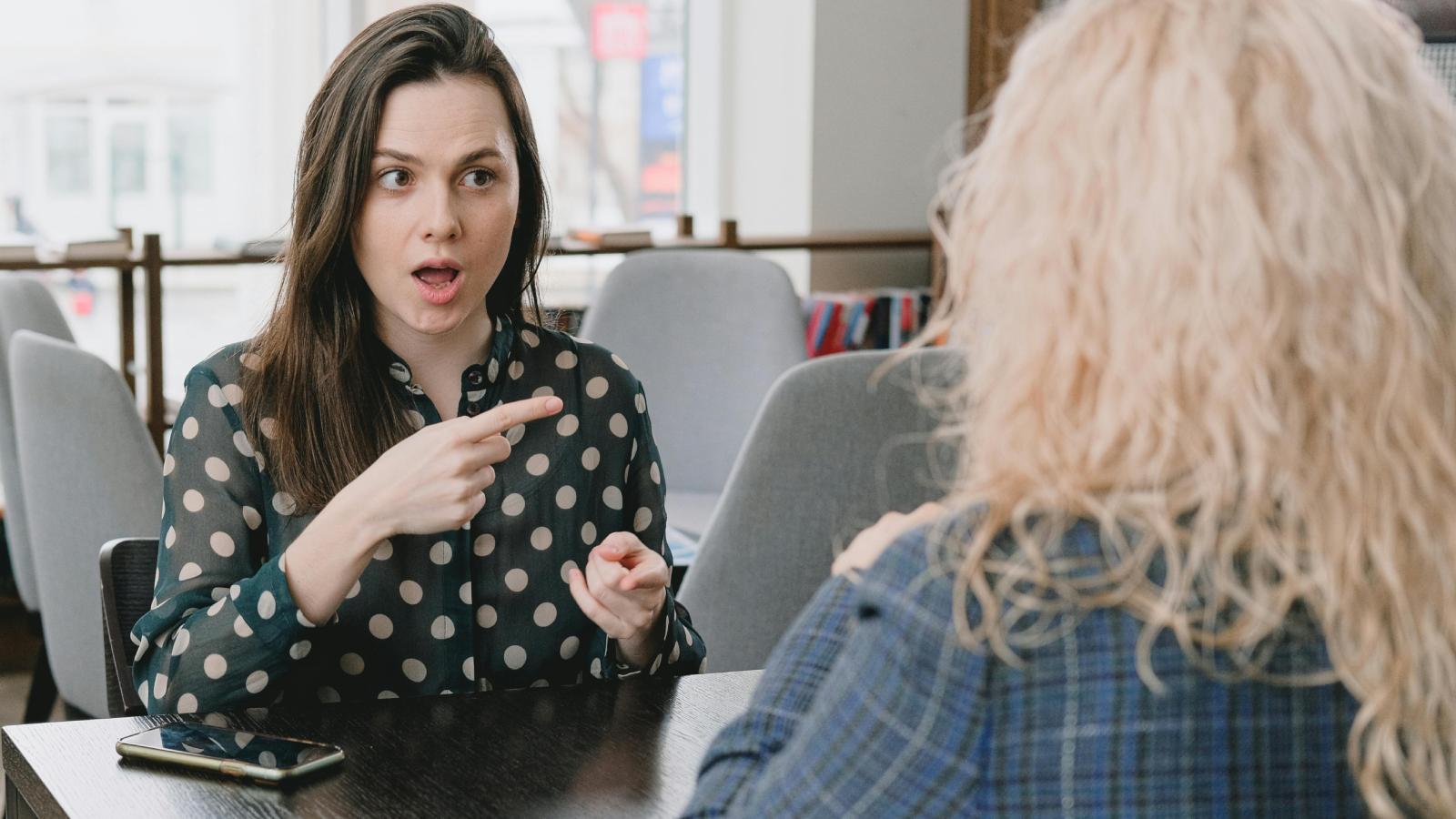 women having an argument