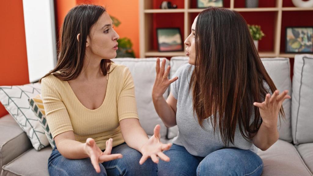 two women having an argument