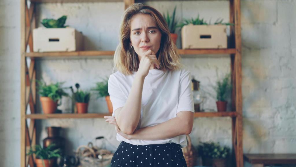 woman with an incredulous look
