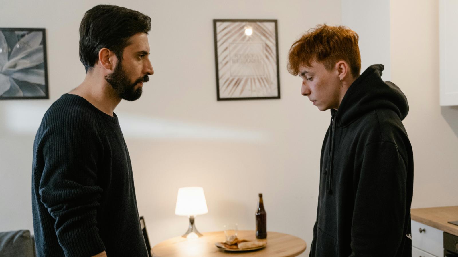 two men having an argument