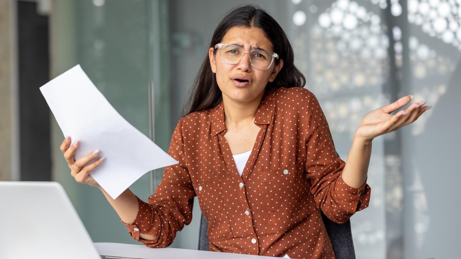 woman in an office
