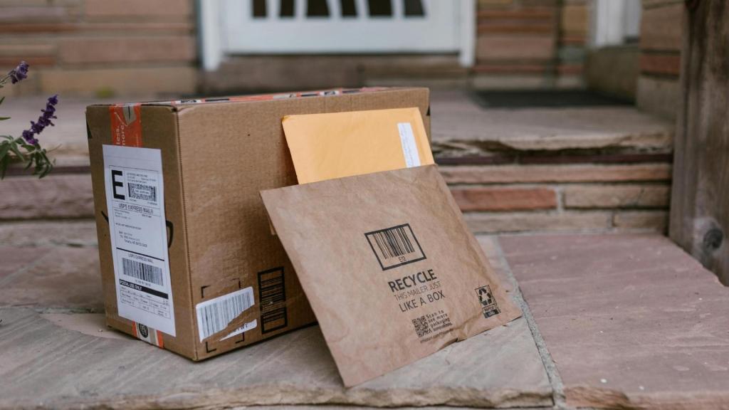 packages sitting on the front porch