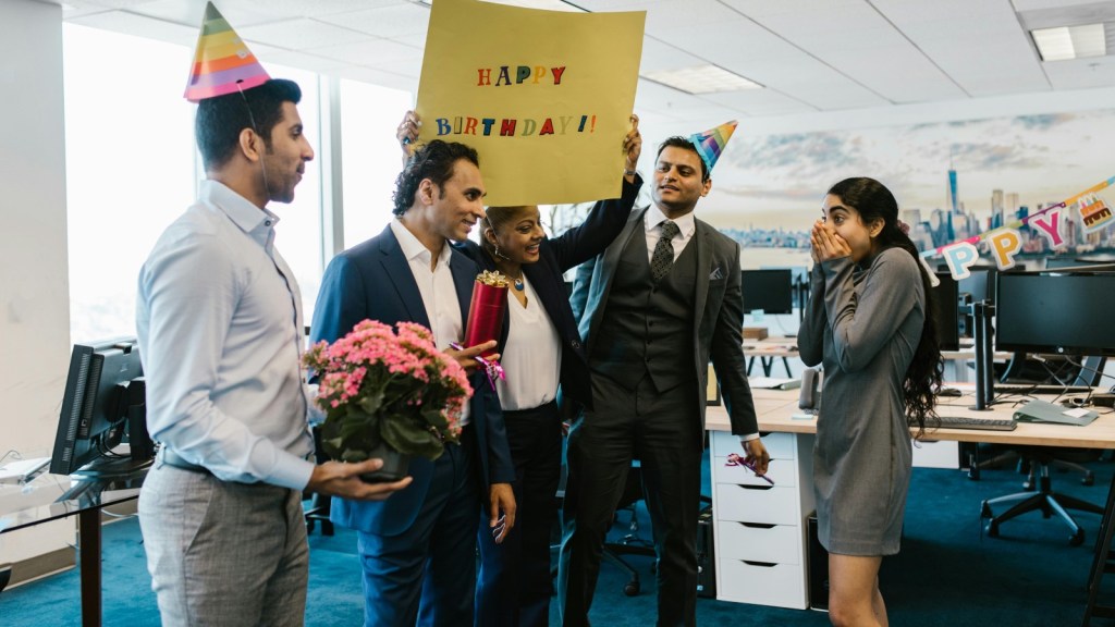 Coworkers Throw Sweet Birthday Party, but One Colleague Makes Things Uncomfortably Weird
