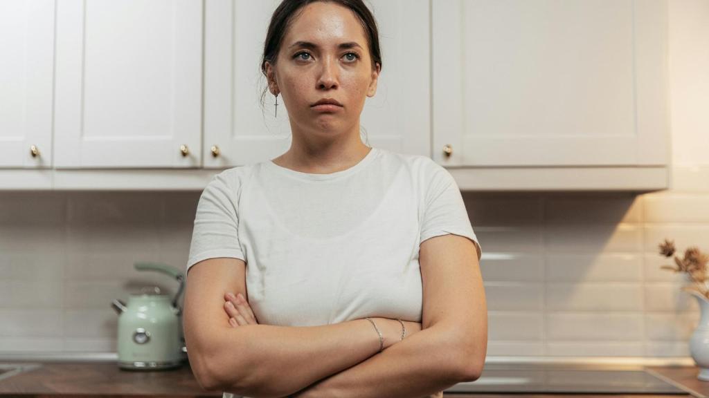 upset woman crossing her arms
