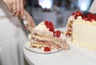 Bride and Groom Walk Over to Cut Their Custom Wedding Cake—Only to Find Greedy Guests Already Devoured Most of It