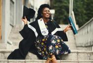 A Graduation Photo Session Takes an Awkward Turn When One Roommate Tries to Join In