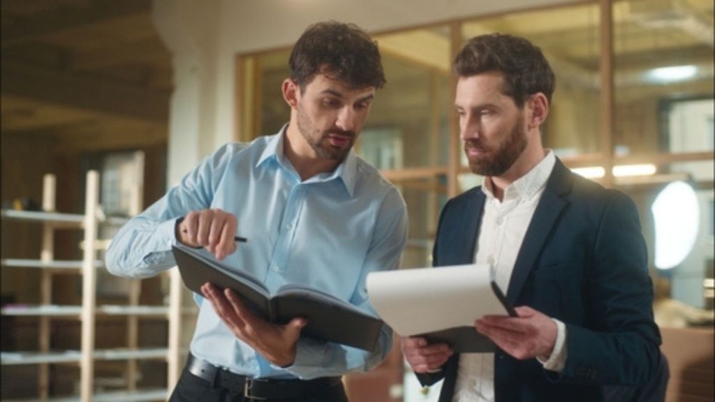 Two guys arguing