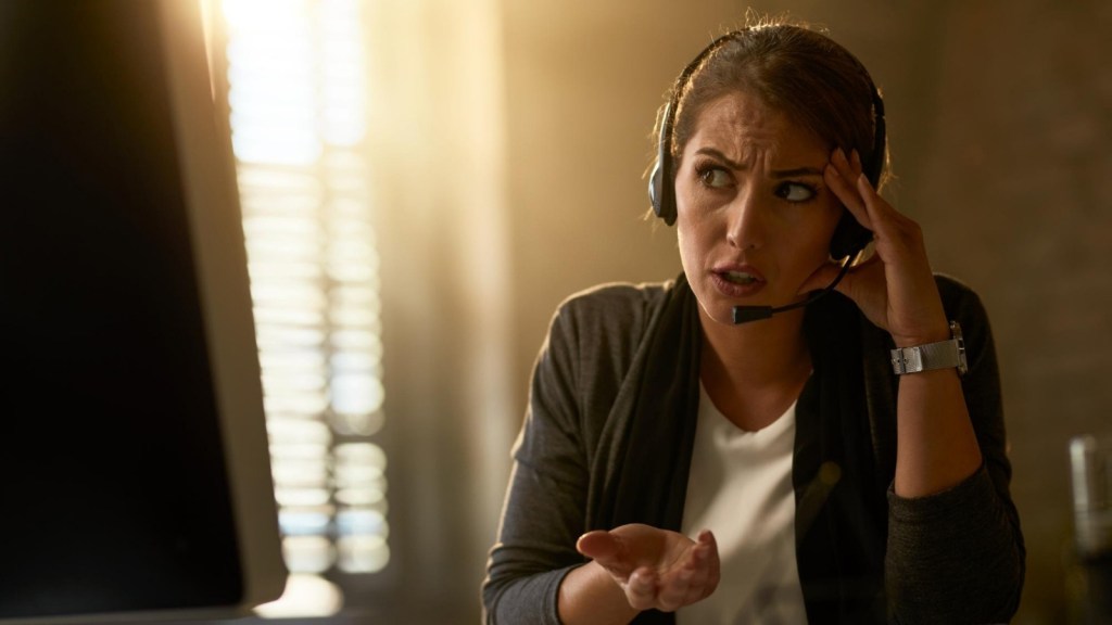 Call center employee 