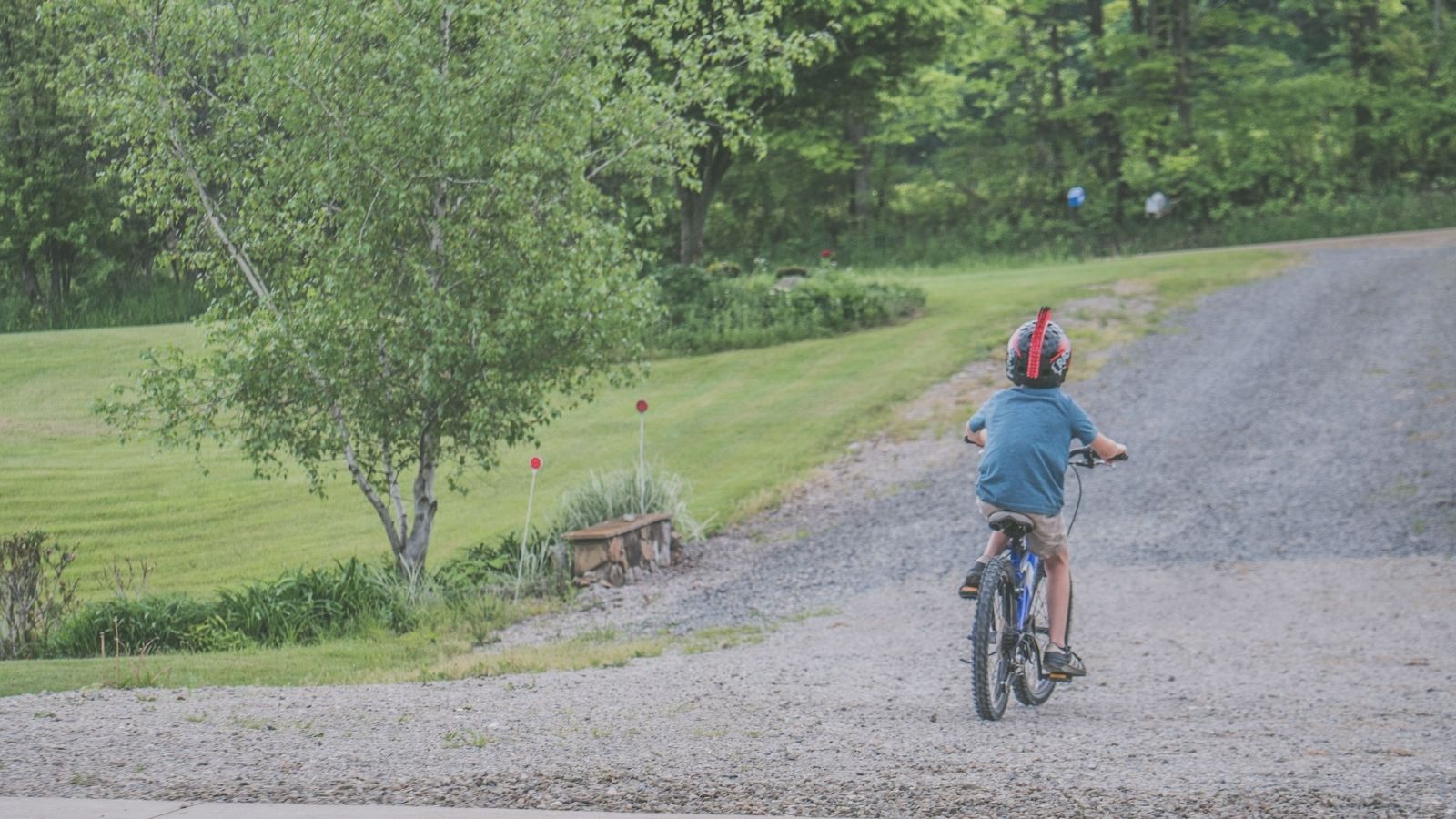 A Neighbor Came to Their Door Shaking With Rage. The Reason? A 10 Year Old Was Riding His Bike A child cycling outdoors