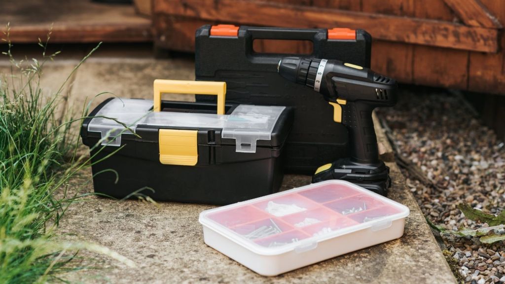 Tools and a toolbox