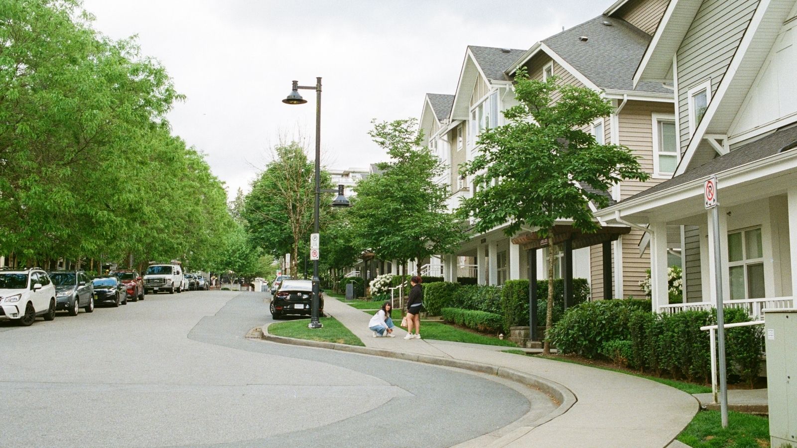 Houses in a neighbourhood