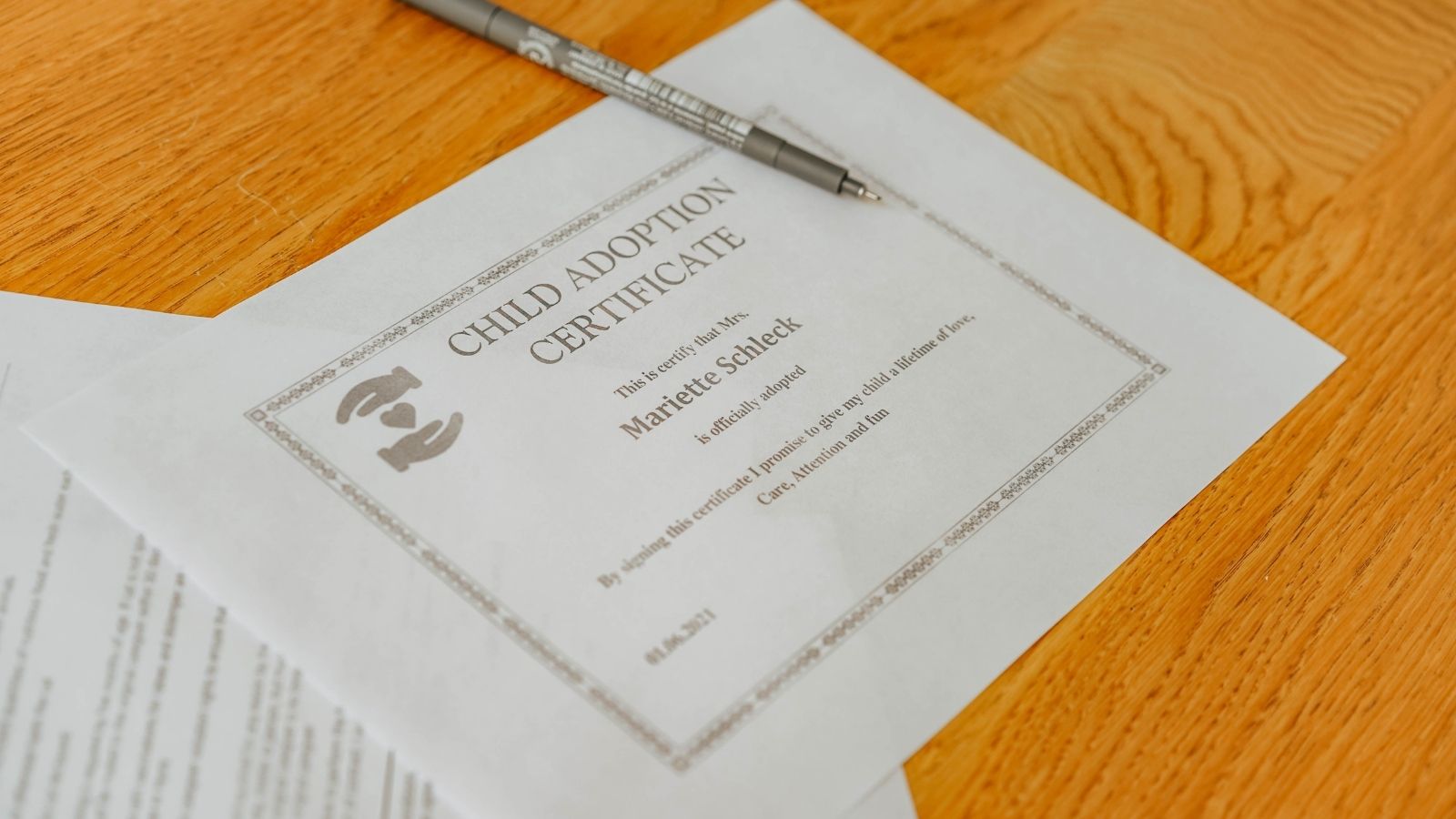 Mom Raises Son to Believe Second Husband Is His Biological Father, Truth Comes Out 16 Years Later A child's adoption certificate
