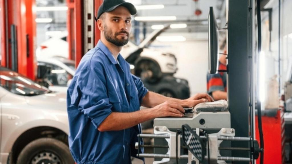 Mechanic at work
