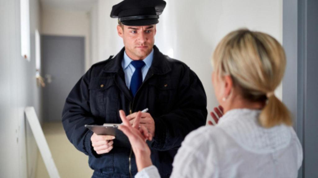 Police at the door