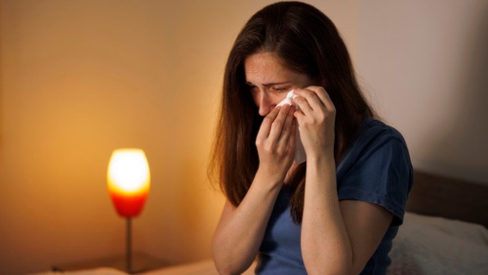 Woman Staying at Her Mom’s House Is Asked to Leave Briefly for Visiting Sister, but Is Not Told When She Can Return Adult woman crying