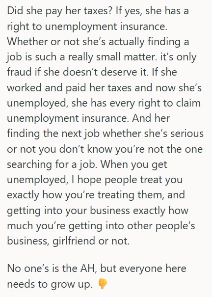 Her Boyfriend Objected to Her Using Unemployment Benefits for Travel — Now Theyre Fighting Over It Screenshot 2026 06 20 211804 Her Boyfriend Objected to Her Using Unemployment Benefits for Travel — Now Theyre Fighting Over It