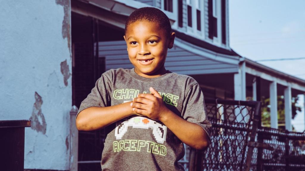 Fourth grader tempting another kid to mess with him