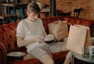 Man Just Wants to Eat His Takeout After Football Practice, but His Girlfriend Won’t Stop Taking Food Off His Plate