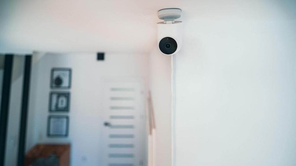 Camera installed inside of an Airbnb