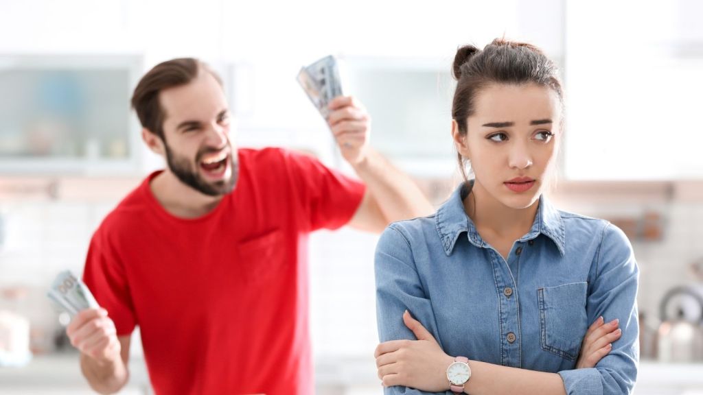 couple arguing about money