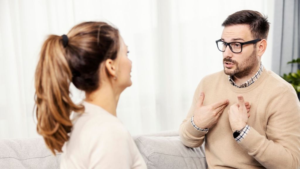 couple arguing