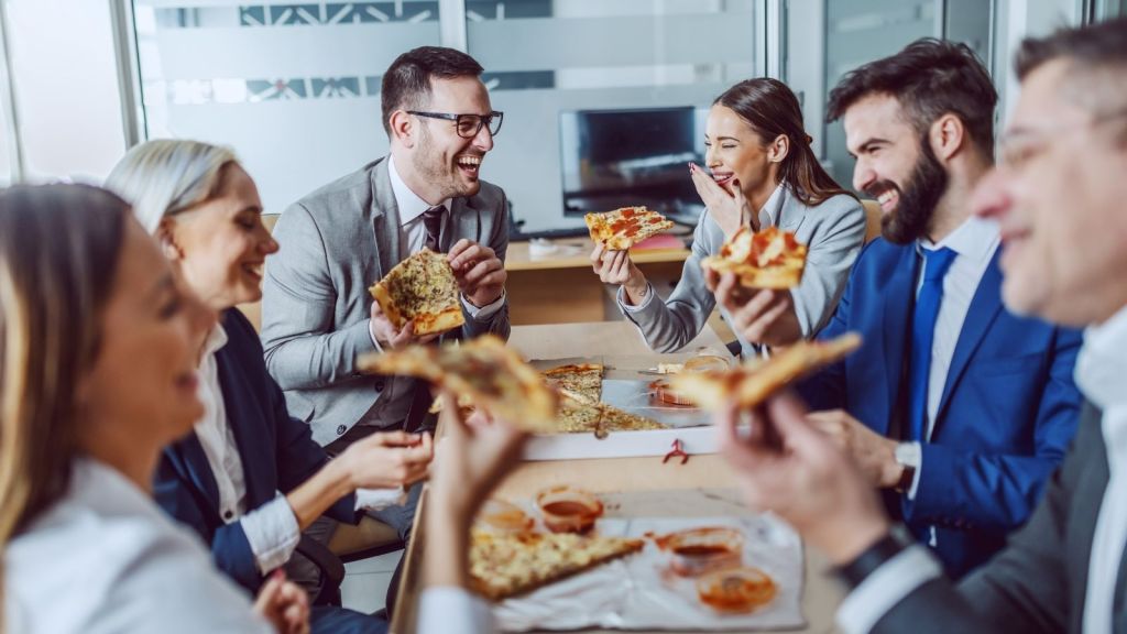 employee pizza party