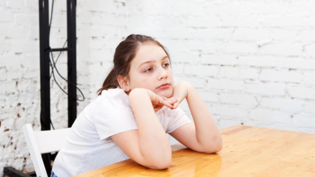 Sad young lady