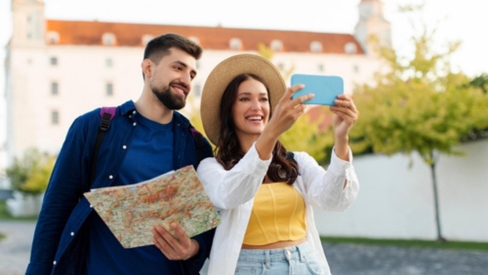 Couple on vacation