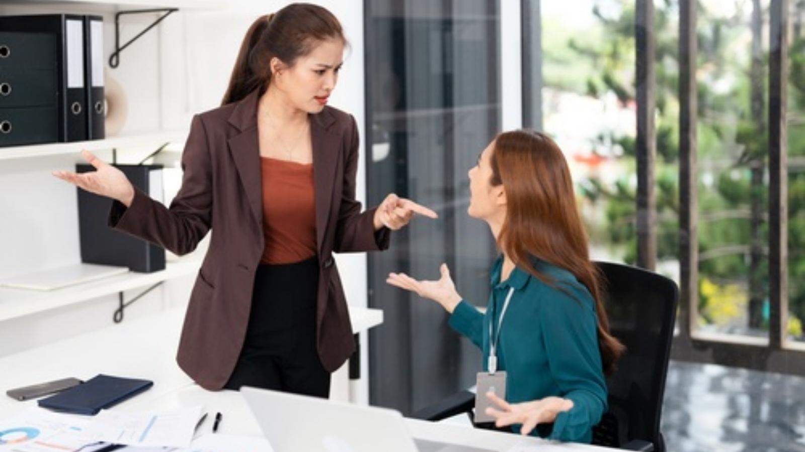Yelling coworkers