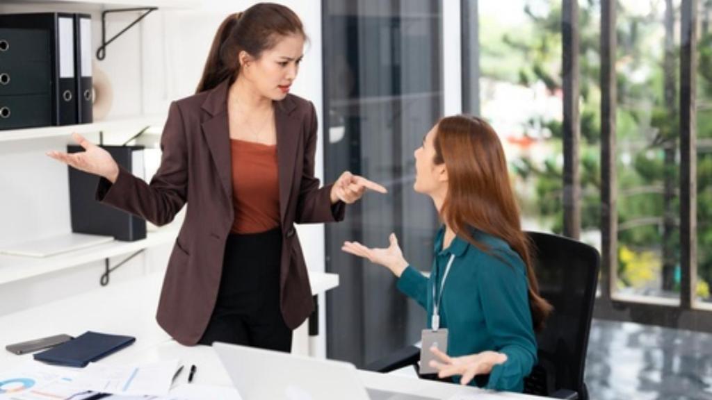 Yelling coworkers