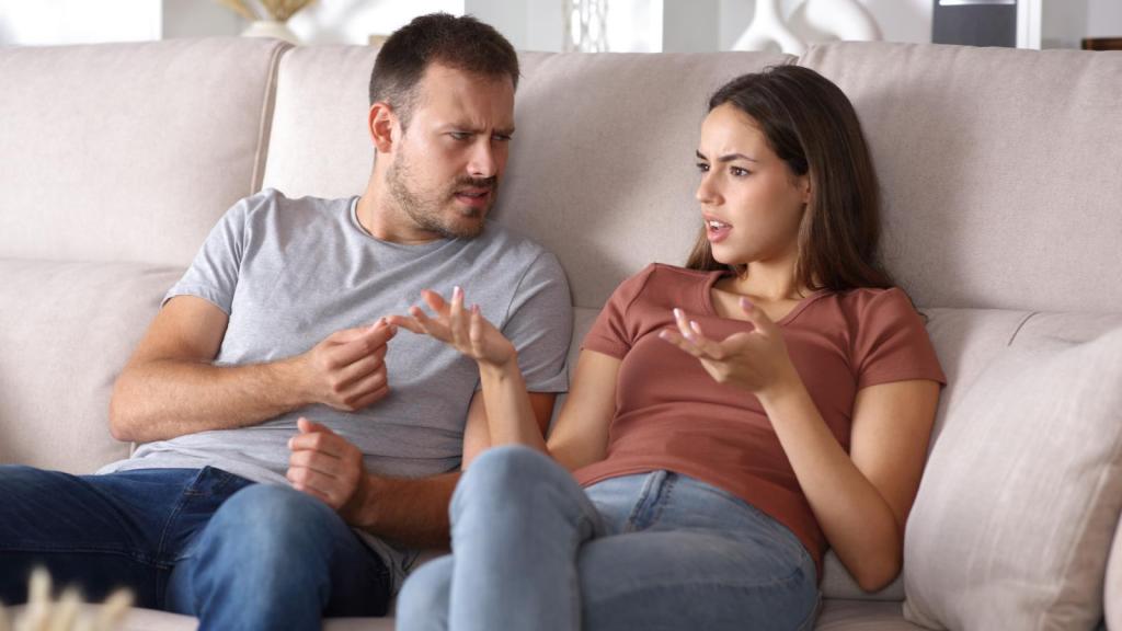 couple having a talk
