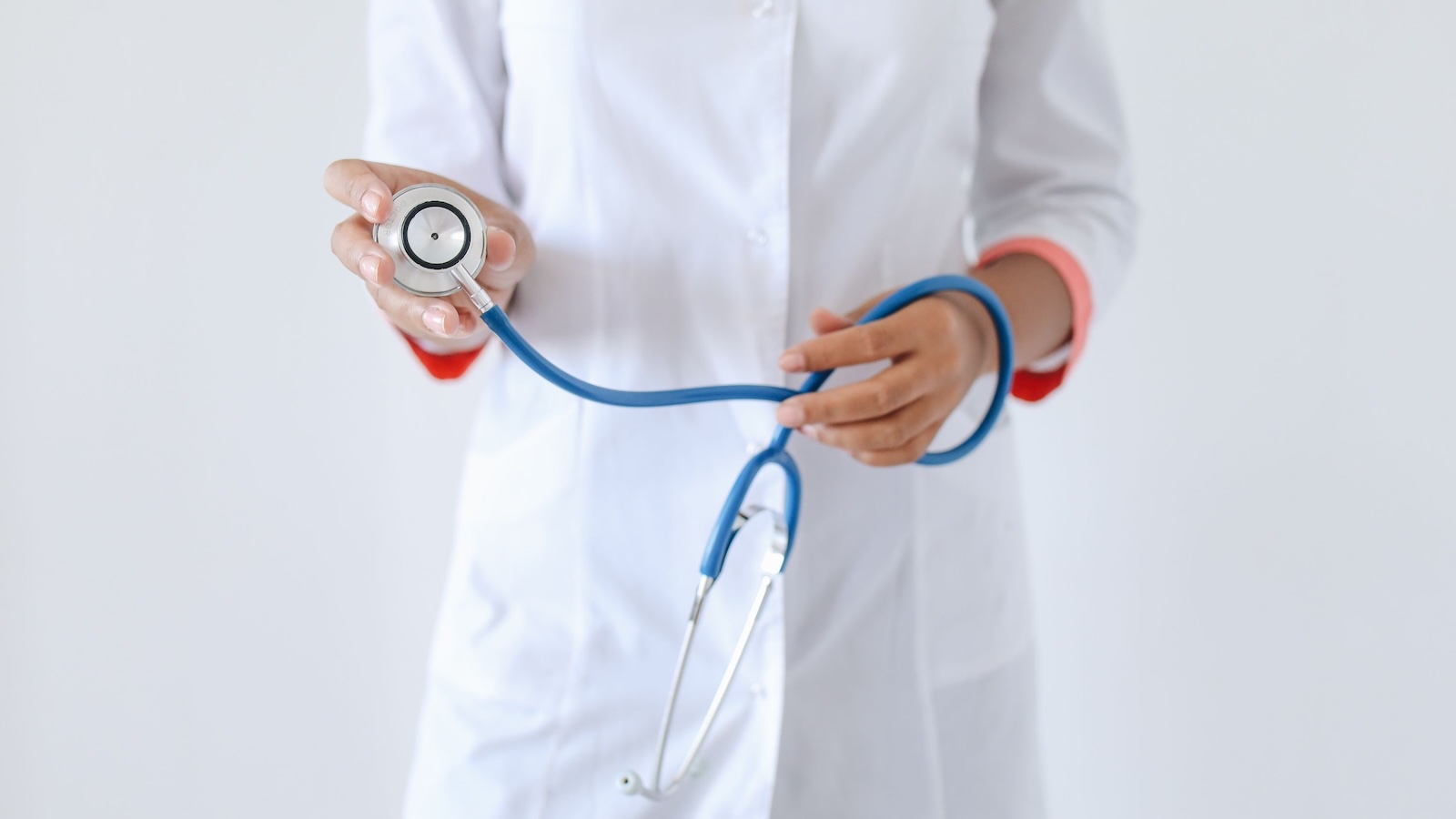 doctor holding a stethoscope 