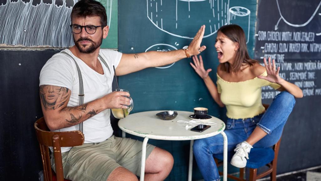 couple having a break up