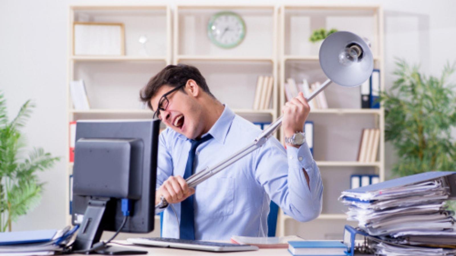 A Simple Question From a Manager Leads One Employee to a Big Realization About His Job Angry employee