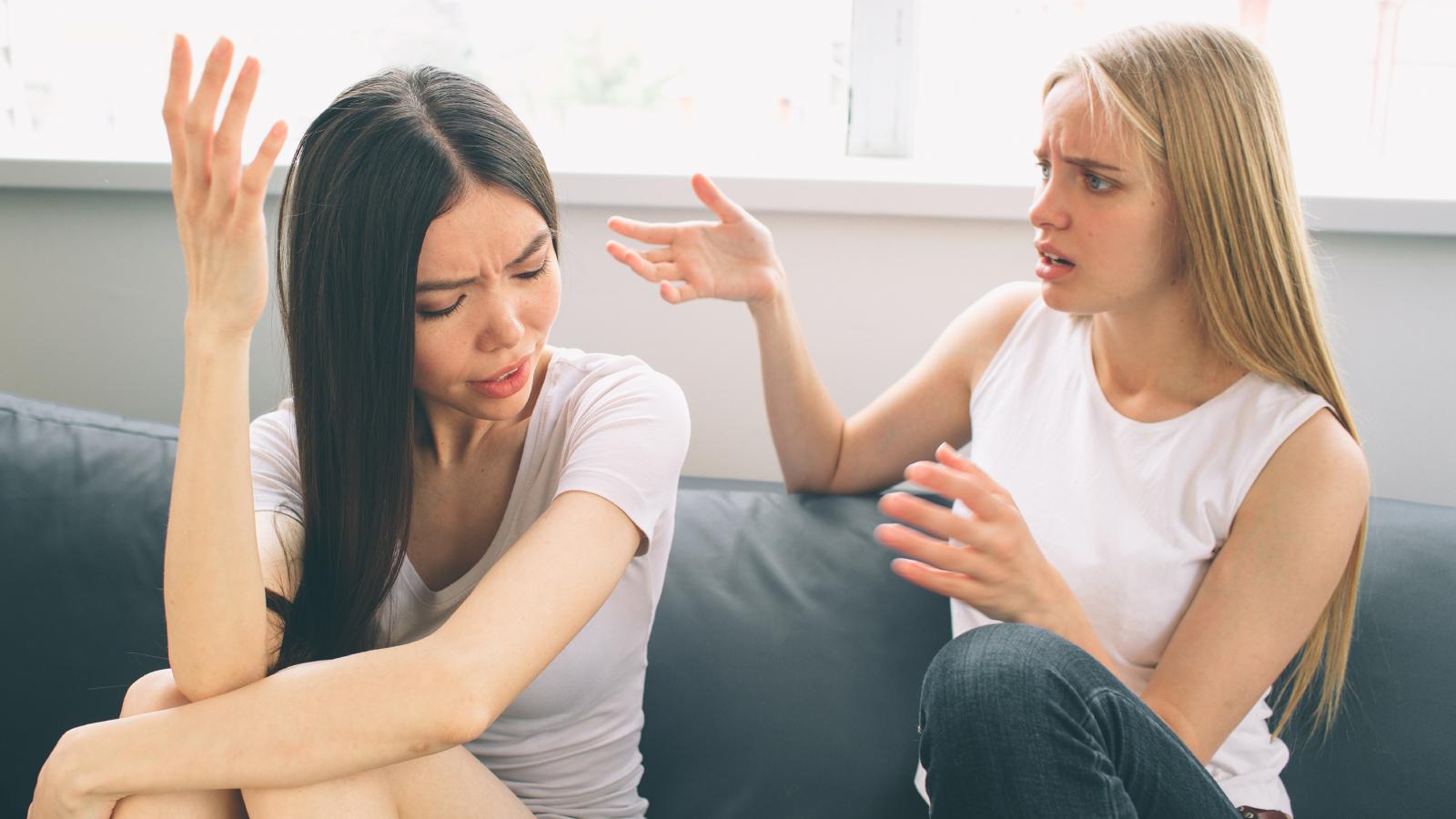 two women having an argument