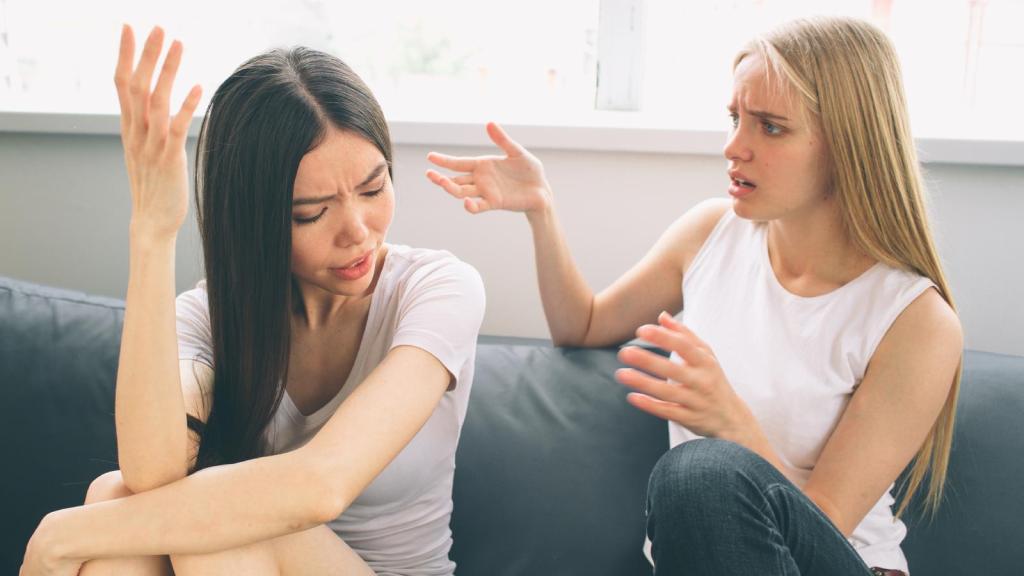 two women having an argument