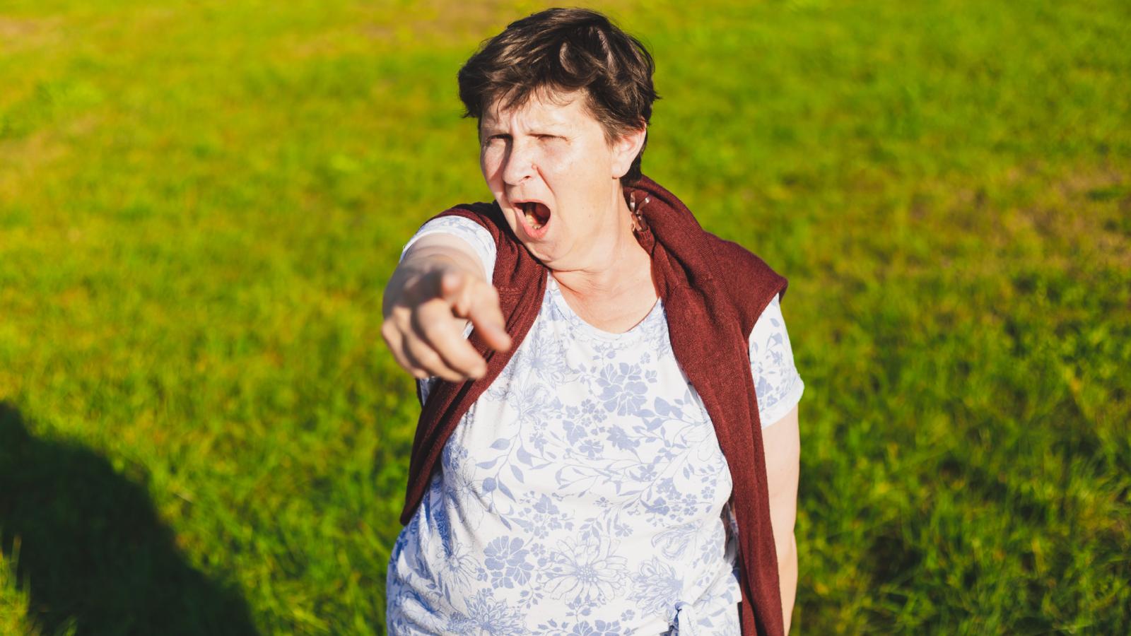 They’re Driving Everyone Crazy: Rural Landowners Band Together to Shut Down New Neighbors Trying to Dictate What They Do on Their Own Acreage woman yelling at someone