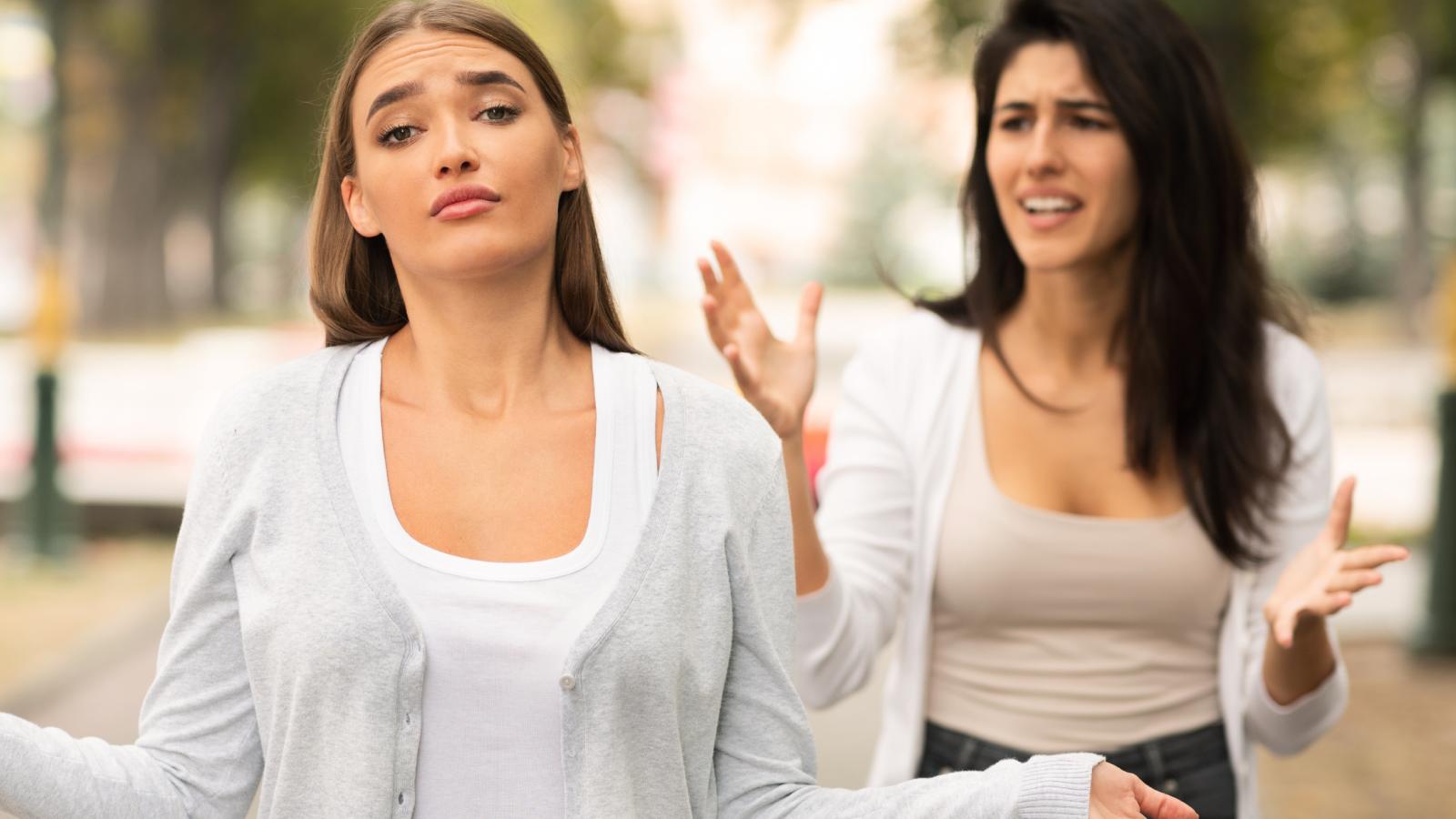 two women having an argument