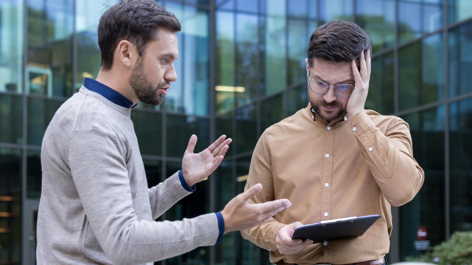 He Built a Lucrative Career Through Untraditional Means. Instead of Celebrating, His Family Relentlessly Ridicules His Success. two men having a conversation
