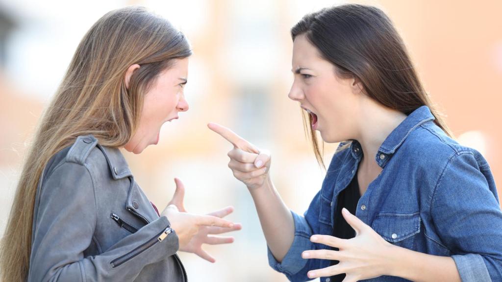 two women having an argument