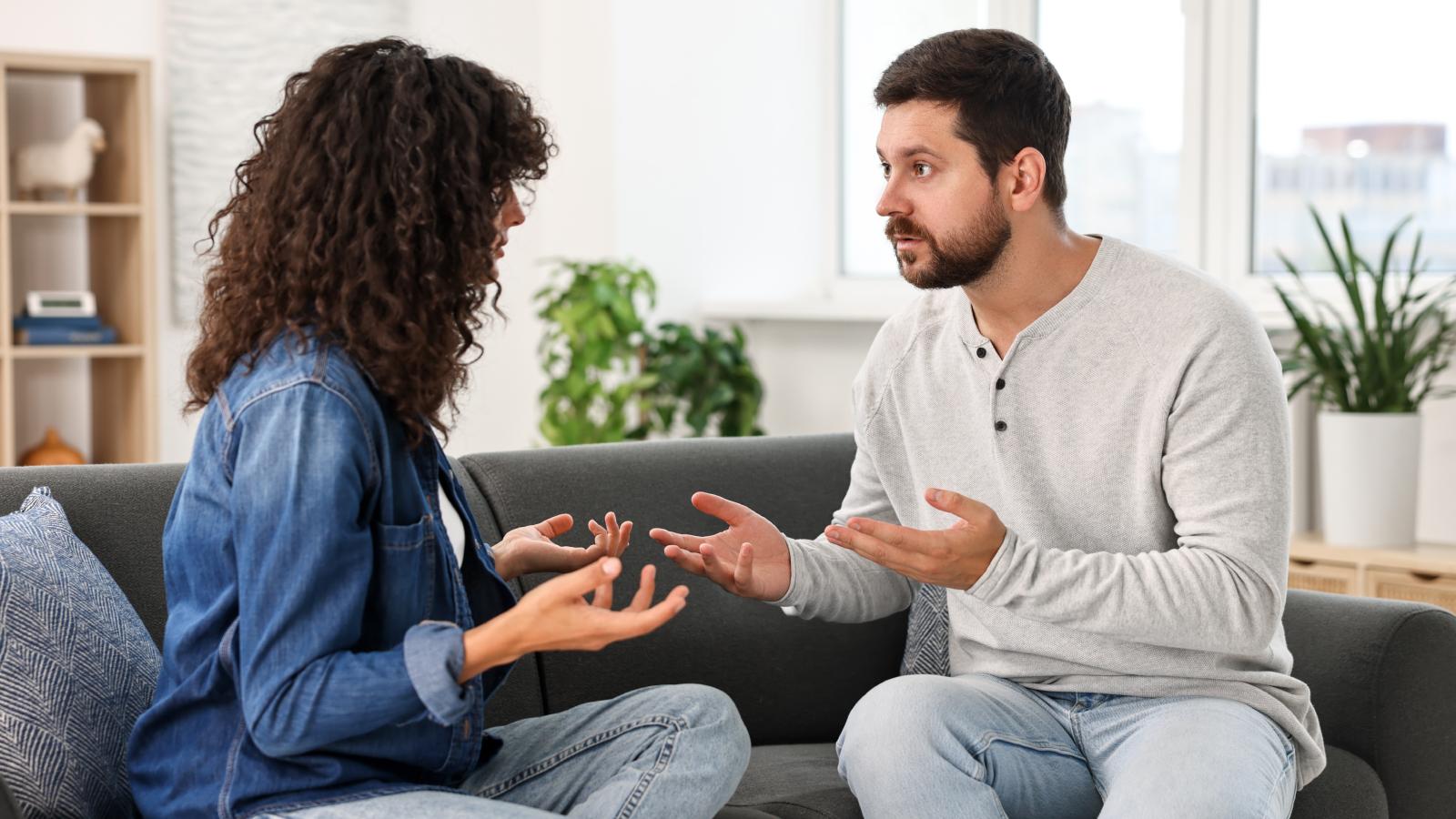A Pregnant Woman Asks Her Pushy Friend To Stop Buying Her Event Tickets She Doesn’t Want, And He Ends The Friendship Over It couple having an argument
