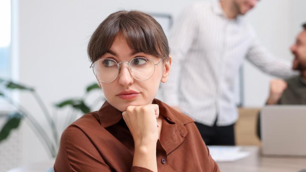 woman in an office