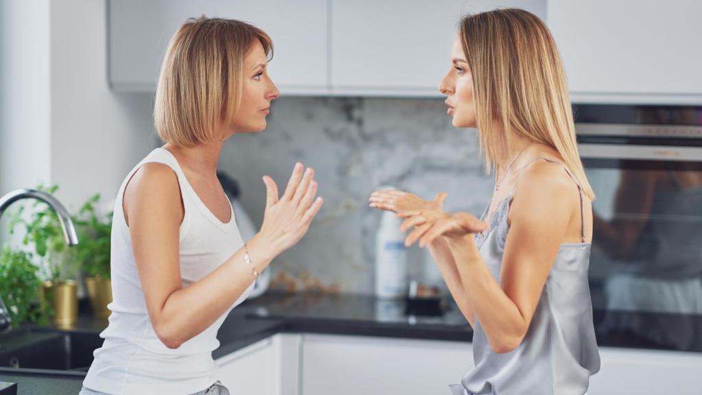 two women having an argument