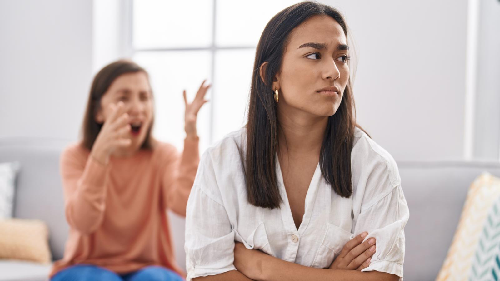 two women having an argument