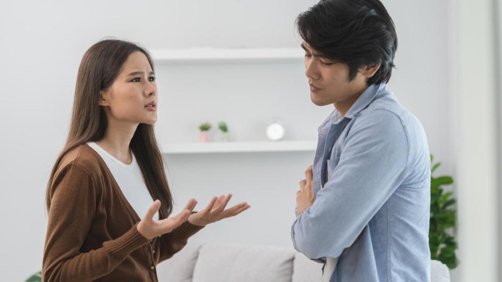couple having a talk