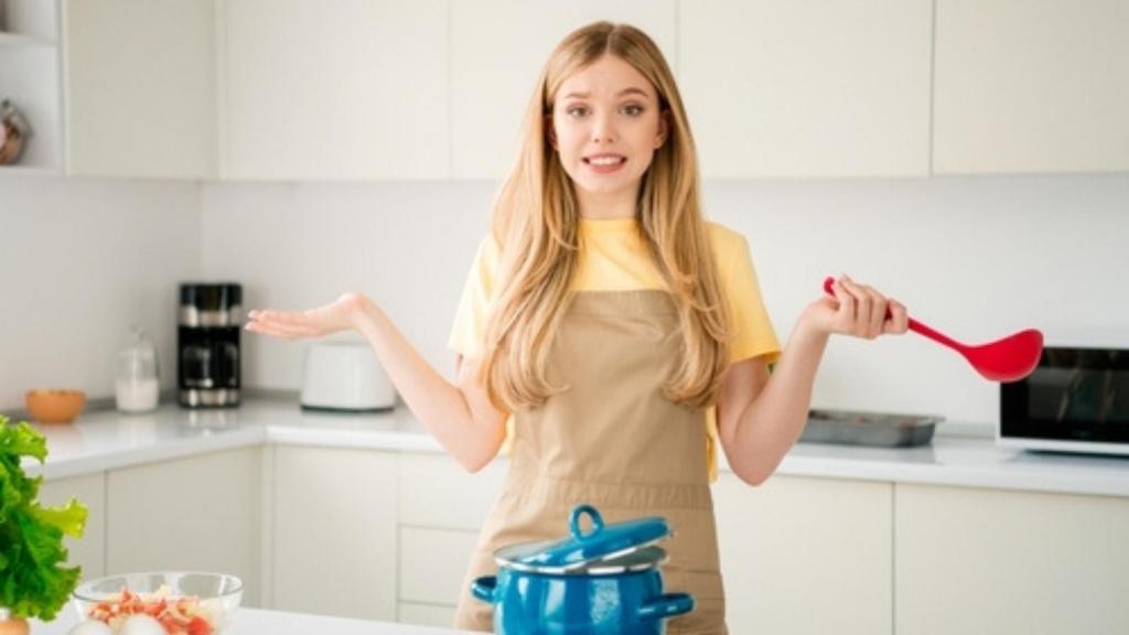 Woman cooking